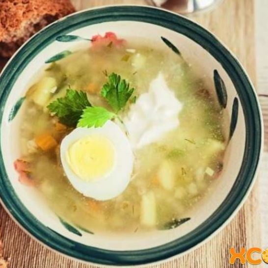 Рецепт рассольника с солеными огурцами и перловкой