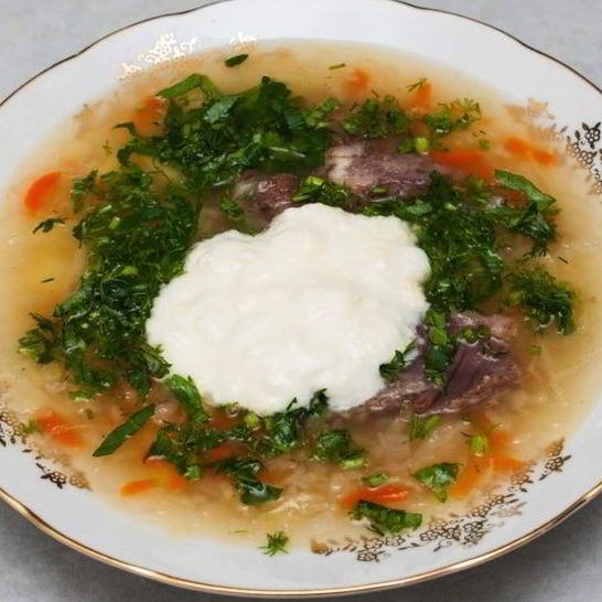 Рецепт щей из капусты со свининой