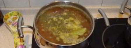 щи из капусты со свининой. Шаг 4