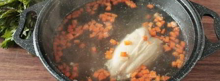 щи из крапивы с яйцом. Шаг 6