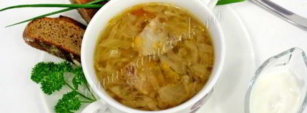 щи из квашеной капусты в мультиварке. Шаг 7