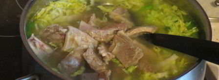 щи из пекинской капусты. Шаг 13