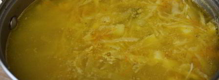 щи из свежей капусты с пшеничной крупой. Шаг 8