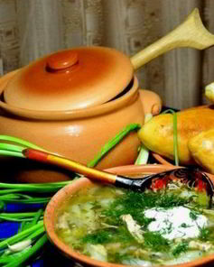 Щи из зеленой квашеной капусты