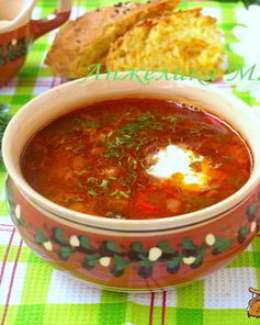 Щи с килькой