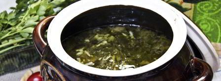 щи с курицей и грибами. Шаг 15