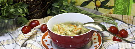 щи с курицей и грибами. Шаг 16