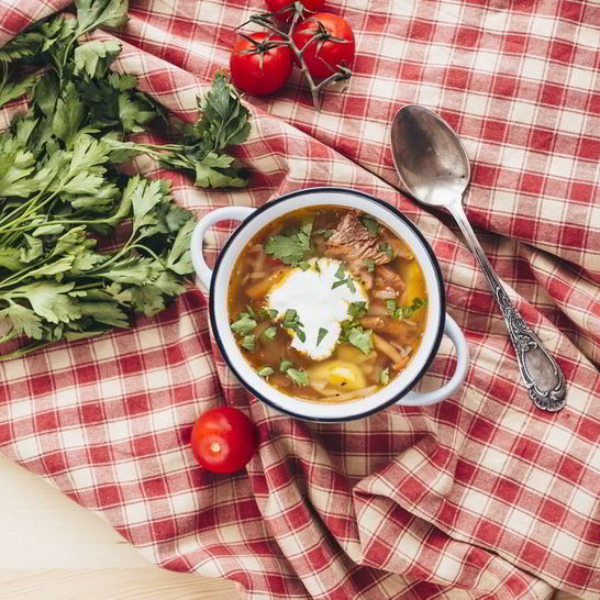 Рецепт щей с опятами