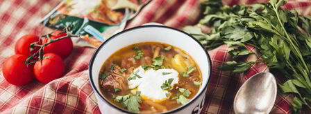 щи с опятами. Шаг 8