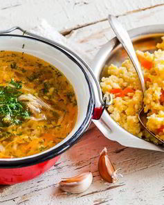 Щи с пшенной кашей