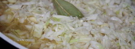 щи со свежей капустой и свиной грудинкой. Шаг 6