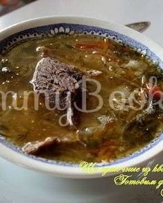 Щи суточные из квашенной капусты