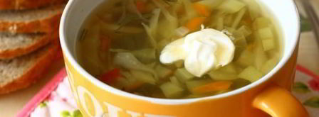 зеленые щи из капусты. Шаг 15