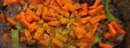 шурпа из баранины в казане. Шаг 6