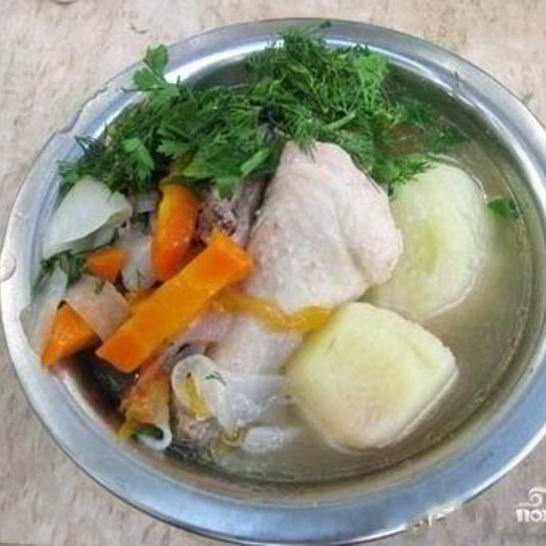 Рецепт шурпы из утки на костре