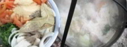 шурпа из утки на костре. Шаг 12