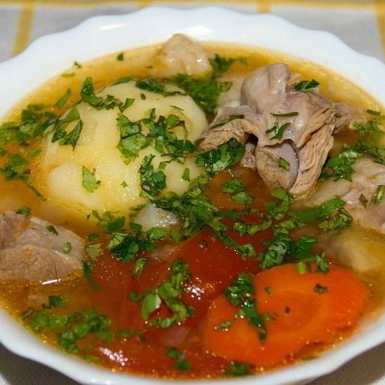 Рецепт шурпы кайнатма