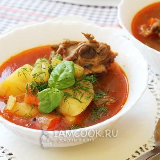 Рецепт шурпы по-узбекски