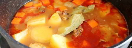 шурпа по-узбекски. Шаг 14