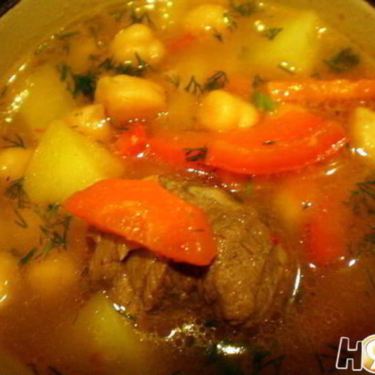 Рецепт шурпы с нутом