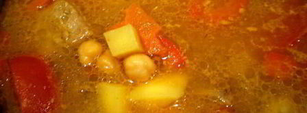 шурпа с нутом. Шаг 7
