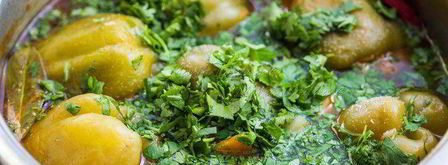 суп с фаршированными перцам дулма-шурпа. Шаг 12