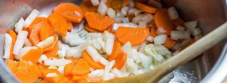 суп с фаршированными перцам дулма-шурпа. Шаг 7