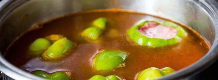 суп с фаршированными перцам дулма-шурпа. Шаг 10