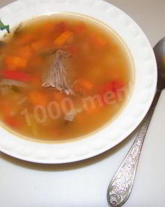 Суп Шурпа из говядины с картошкой