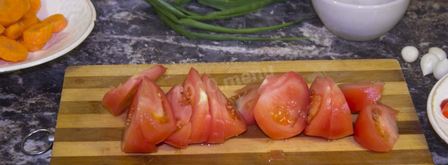 суп шурпа из говядины в казане. Шаг 12