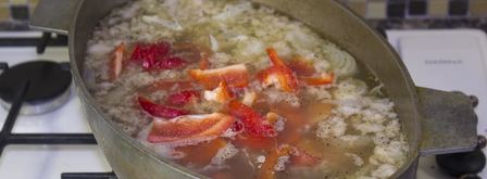 суп шурпа из говядины в казане. Шаг 18