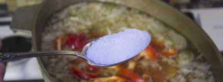 суп шурпа из говядины в казане. Шаг 20