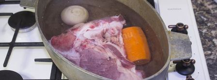 суп шурпа из говядины в казане. Шаг 4