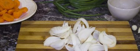 суп шурпа из говядины в казане. Шаг 7