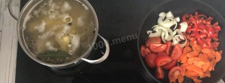 суп шурпа из курицы. Шаг 6