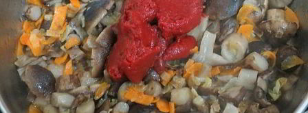 постная солянка с грибами и капустой. Шаг 9