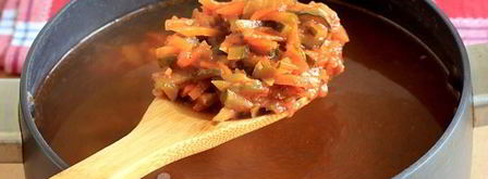 постная солянка с грибами. Шаг 12