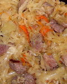 Солянка из говядины и квашенной капусты