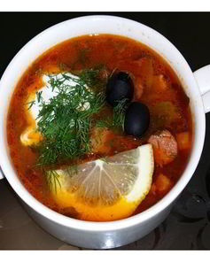 Солянка мясная для ленивых