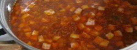 солянка по-домашнему с колбасой. Шаг 8