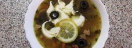 солянка с маслинами и лимоном. Шаг 9