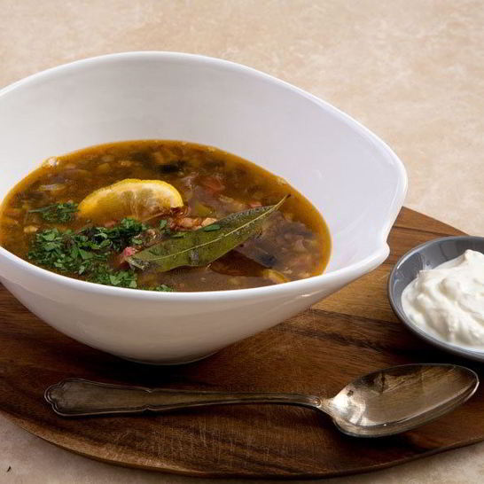 Рецепт солянки с оливками