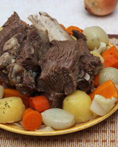 Суп и основное блюдо из говядины