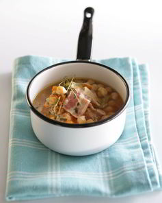 Суп из чечевицы с беконом