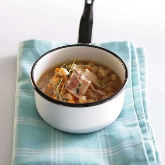 Рецепт супа из чечевицы с беконом