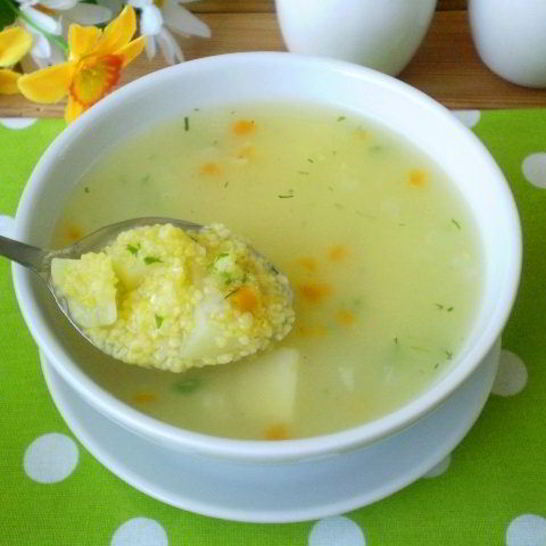 Рецепт супа из кукурузной крупы