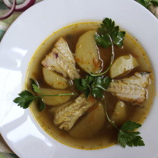 Рецепт супа из минтая