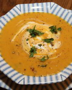 Суп из сладкого картофеля