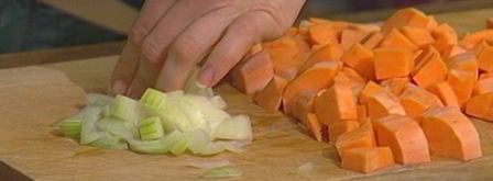 суп из сладкого картофеля. Шаг 3