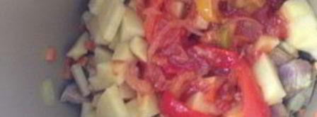 харчо из курицы в мультиварке. Шаг 5